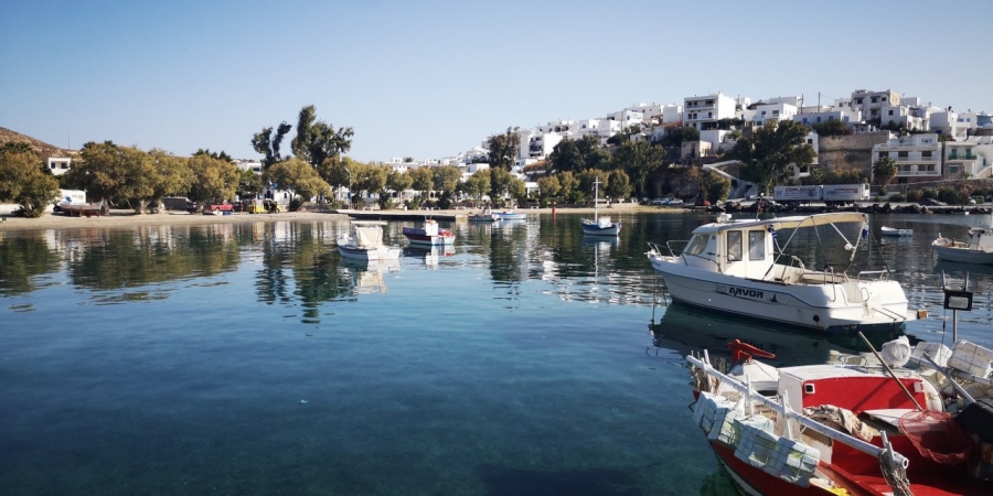 Milos Island panorama